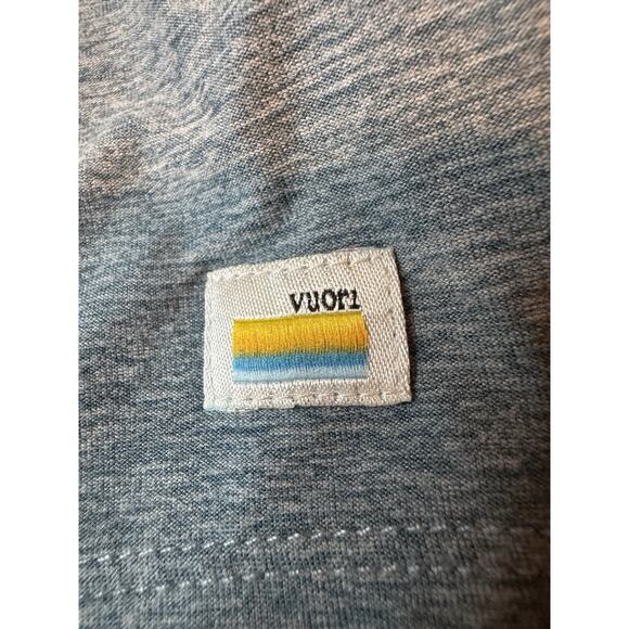 Vuori Polo Shirt Mens XL Blue Strato Tech Performance Tee Short Sleeve Athletic - Picture 8 of 10